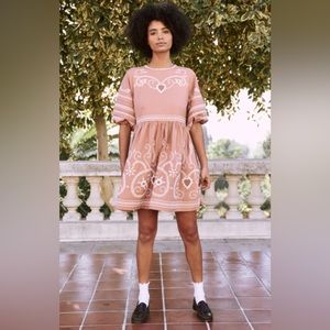 *NWT* The Great Peninsula embroidered dress